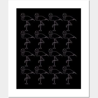 Flamingos flamingo Posters and Art